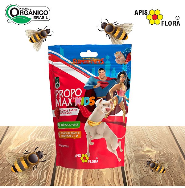 PROPOMAX KIDS GOMAS SABOR MORANGO (APIS FLORA)