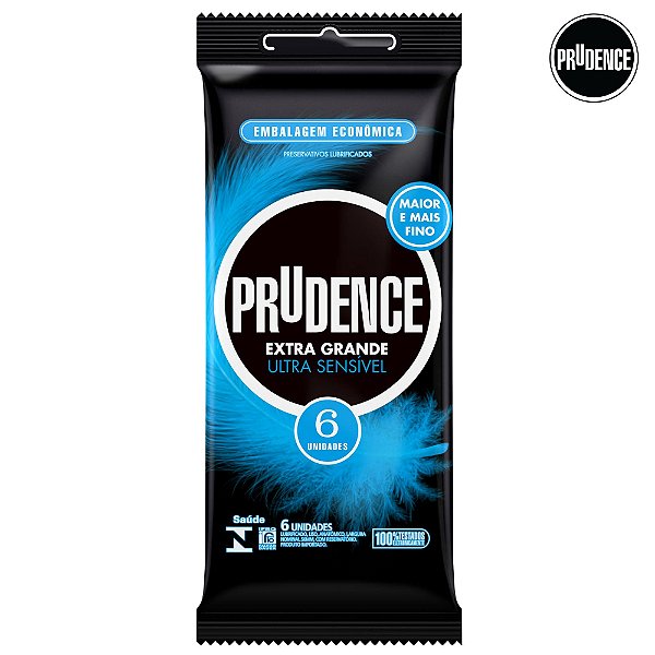 PRESERVATIVO EXTRA GRANDE ULTRA SENSIVEL C/6 (PRUDENCE)