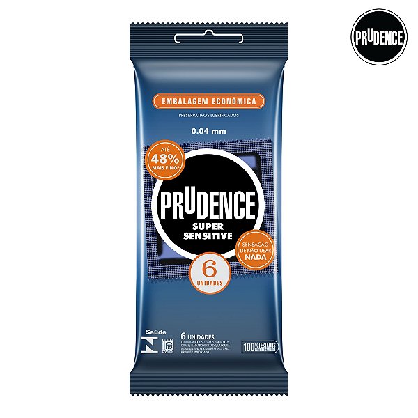 PRESERVATIVO SUPER SENSITIVE C/6 (PRUDENCE)