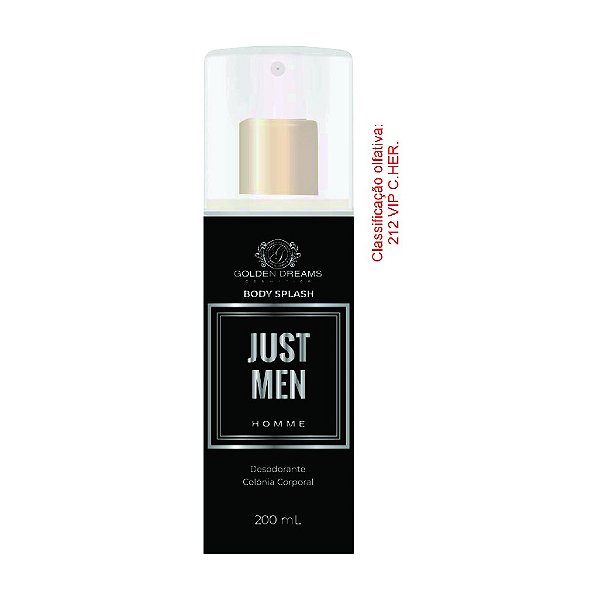 DEO COL BODY SPLASH HOMME JUST MEN (212 VIP C.HER.) 200 ML