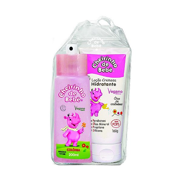 COMBO COLONIA SPRAY 200ML+ LOCAO HIDR. 160G ROSA CH BB