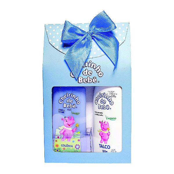 KIT COLONIA BLUE 200ML+TALCO 120G CH. DE BEBE