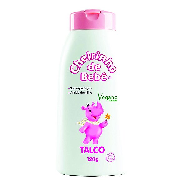 TALCO 120G ROSA VEGANO CH. DE BEBE