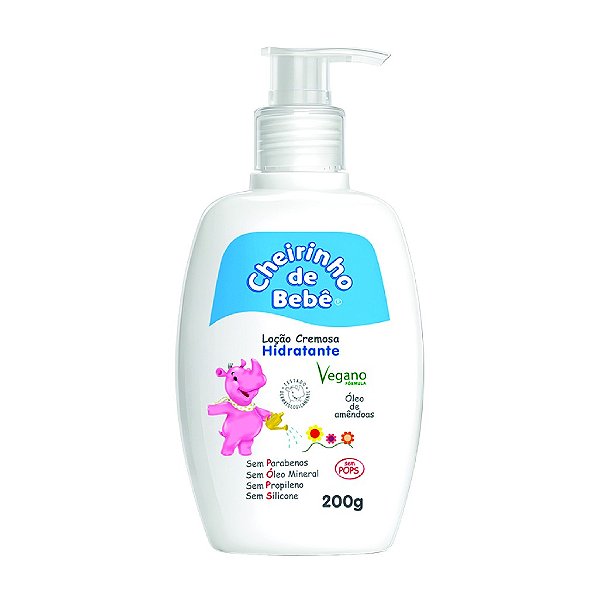 LOCAO CREM. HIDRATANTE 200G AZUL VEGANO CH. DE BEBE