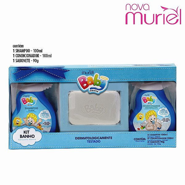 KIT INF HORA DO BANHO MENINO (MURIEL)