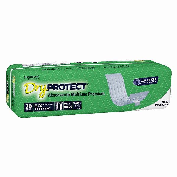 ABSORVENTE UNISSEX P/ INCONTINENCIA INTENSA C/20 UNID.
