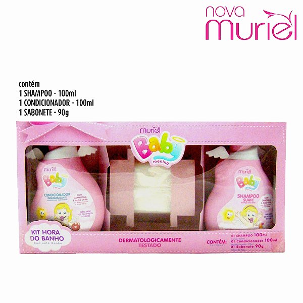 KIT INF HORA DO BANHO MENINA (MURIEL)