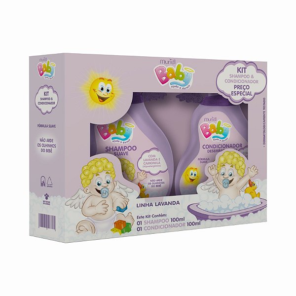 KIT BABY LAVANDA SH E COND 100ML (MURIEL)
