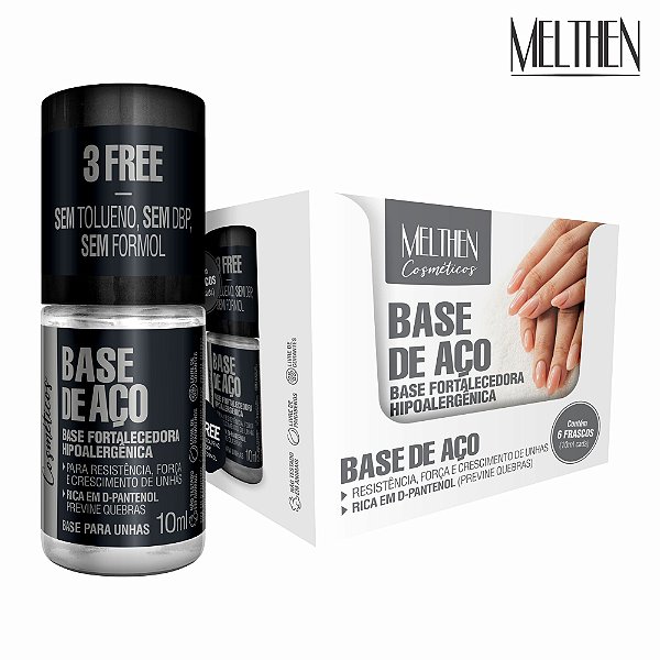 BASE UNHA DE ACO 10ML