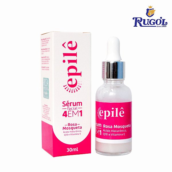 EPILE SERUM FACIAL 4 EM 1 ROSA MOSQUETA 30ML (RUGOL)