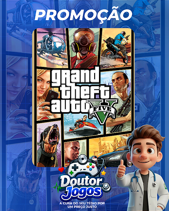 GRAND THEFT AUTO V (PS5) - Mídia Digital PS5