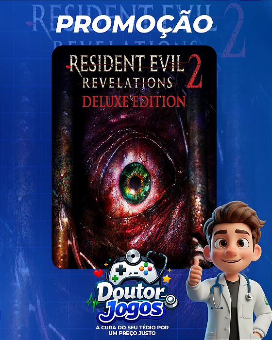 RESIDENT EVIL REVELATIONS 2 EDIÇÃO DE LUXO - Mídia Digital PS4/PS5