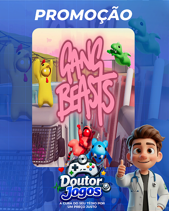 GANG BEASTS - Mídia Digital PS4/PS5