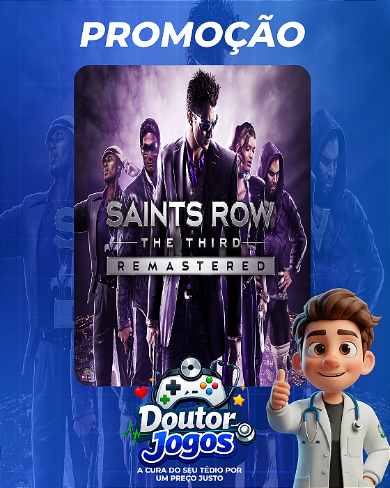 SAINTS ROW: THE THIRD REMASTERED - Mídia Digital PS4/PS5