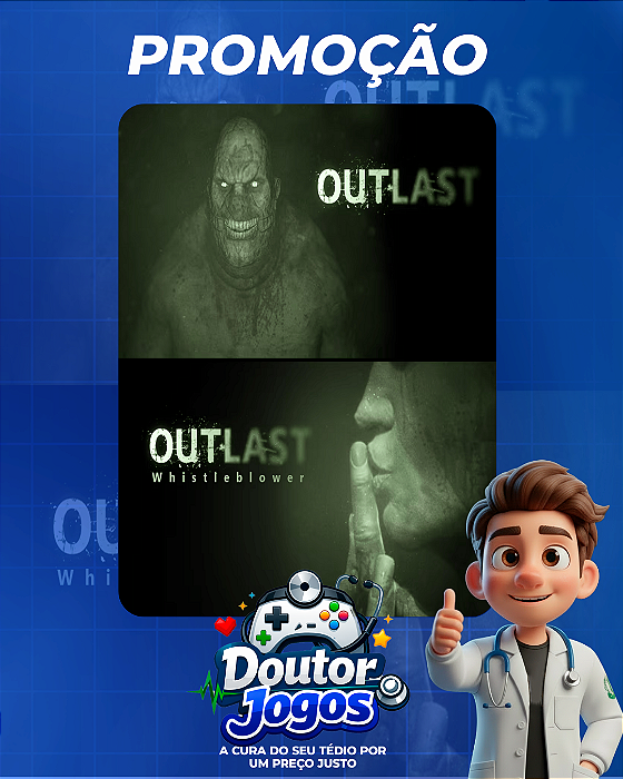 OUTLAST: BUNDLE OF TERROR - Mídia Digital PS4/PS5