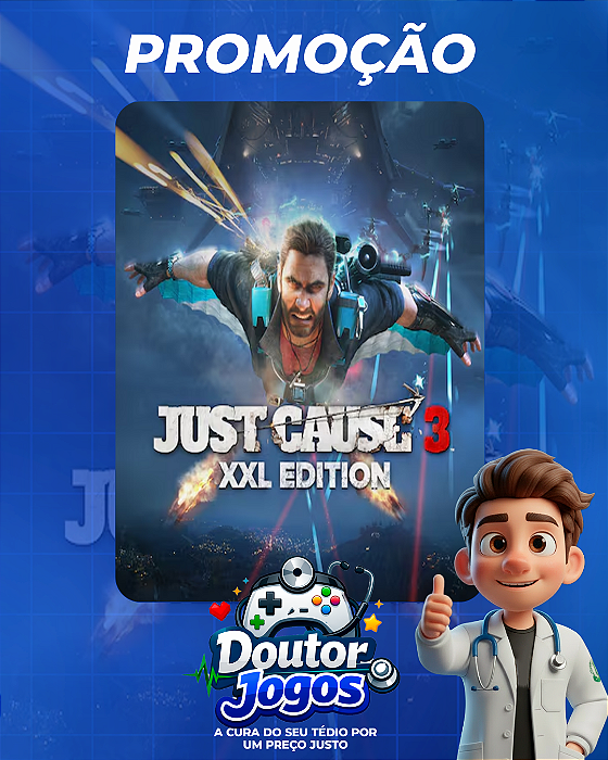 JUST CAUSE 3: XXL EDITION - Mídia Digital PS4/PS5