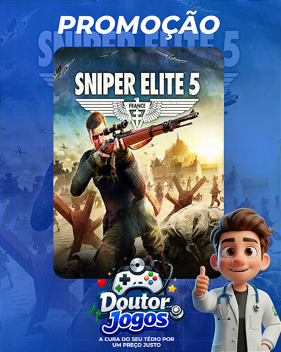 SNIPER ELITE 5 - MÍDIA DIGITAL PS4/PS5