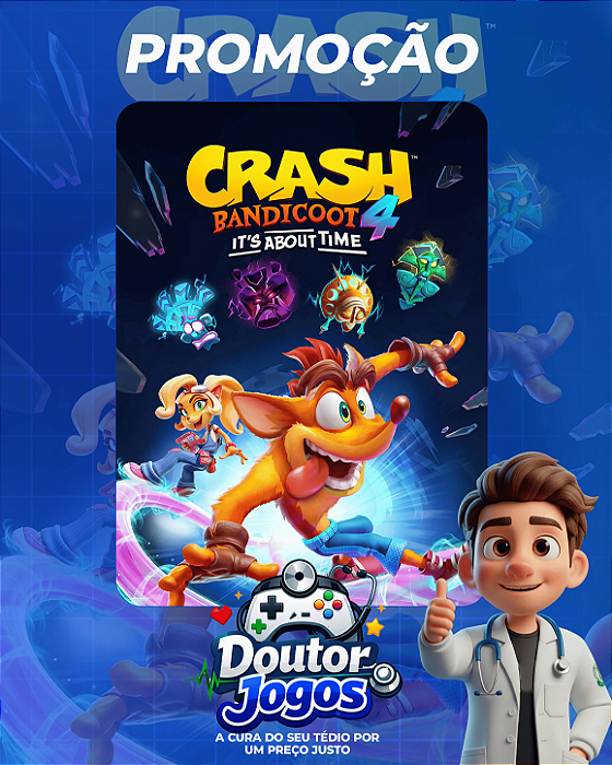 CRASH BANDICOOT 4: IT'S ABOUT TIME - MÍDIA DIGITAL PS4/PS5