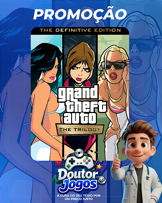 GRAND THEFT AUTO: THE TRILOGY - THE DEFINITIVE EDITION - MÍDIA DIGITAL PS4/PS5