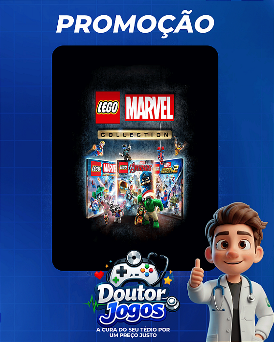 COLEÇÃO LEGO® MARVEL - MÍDIA DIGITAL PS4/PS5