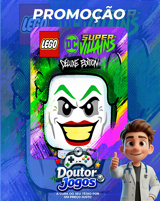 LEGO® DC SUPER-VILÕES EDIÇÃO DELUXE - MÍDIA DIGITAL PS4/PS5