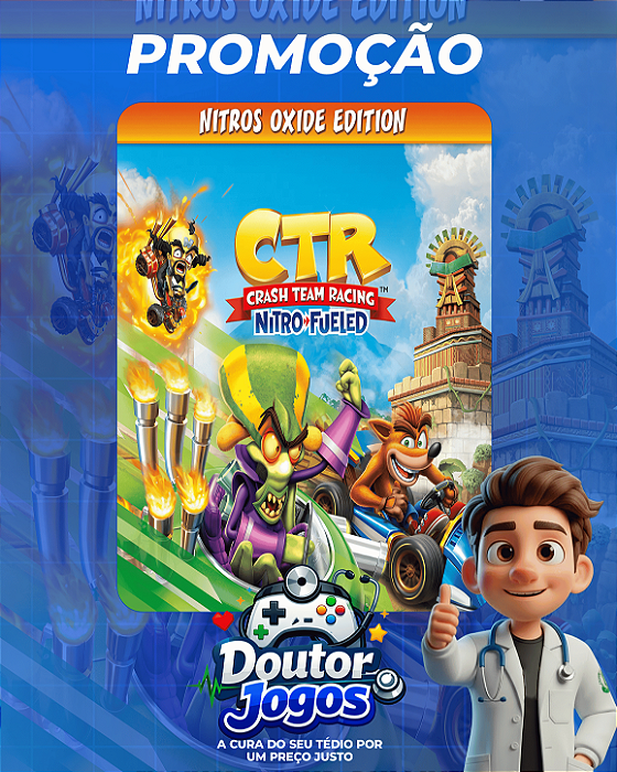 CRASH TEAM RACING NITRO-FUELED - MÍDIA DIGITAL PS4/PS5