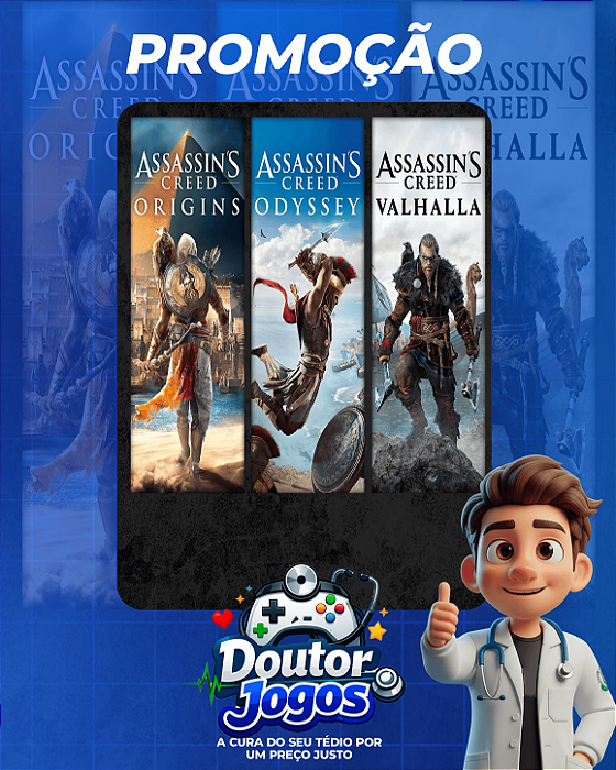 ASSASSIN'S CREED MYTHOLOGY PACK - MÍDIA DIGITAL PS4/PS5