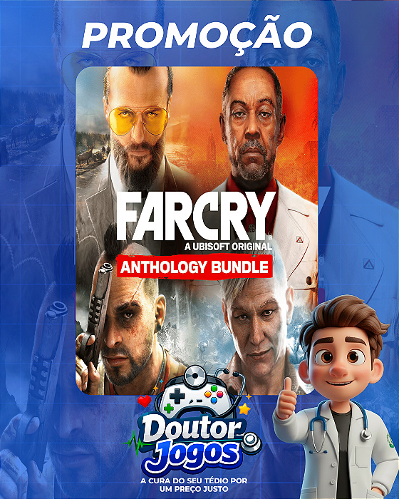 FAR CRY - PACOTE ANTOLOGIA - MÍDIA DIGITAL PS4/PS5