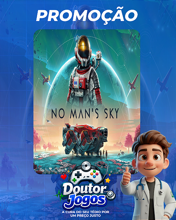 NO MAN'S SKY - Mídia Digital PS4 e PS5