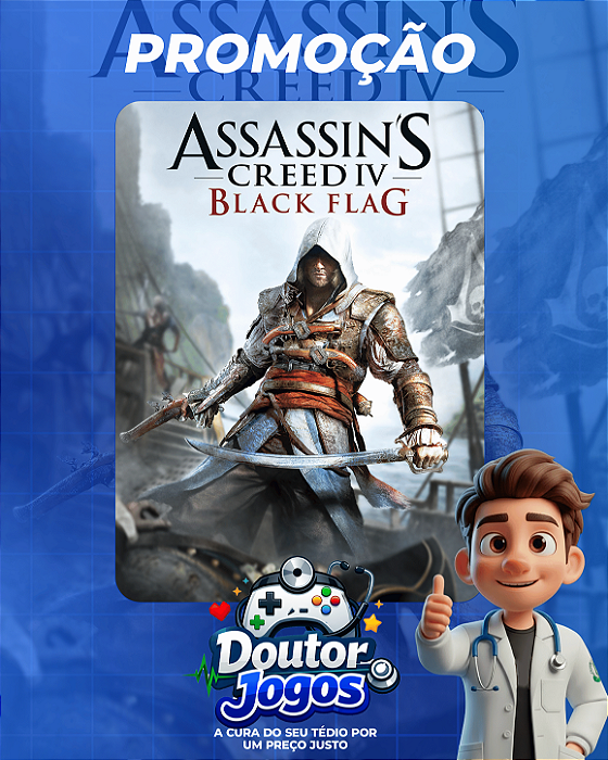 ASSASSIN'S CREED® IV Black Flag - Mídia Digital PS4/PS5