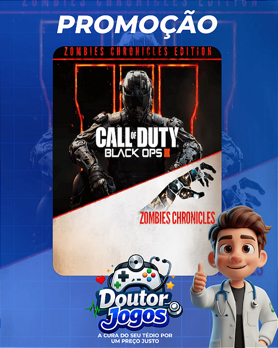 CALL OF DUTY®: BLACK OPS III - EDIÇÃO ZOMBIES CHRONICLES - Mídia Digital PS4/PS5