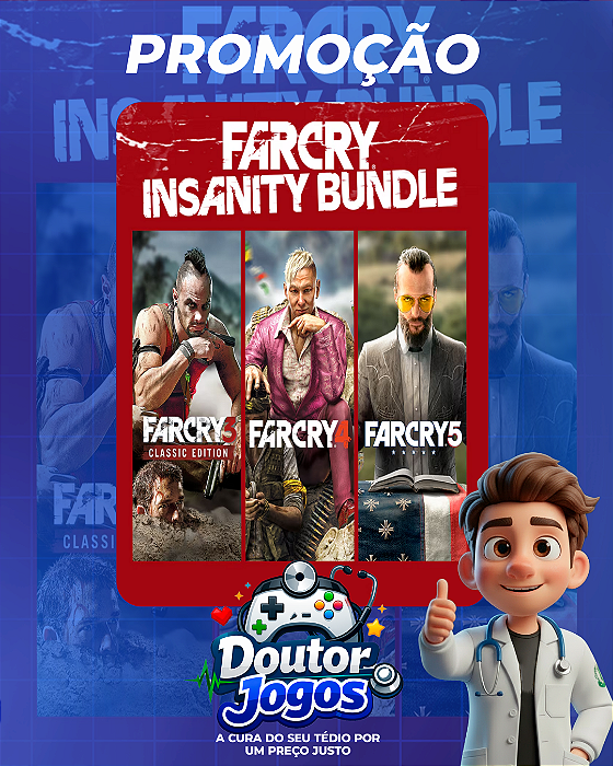 Far Cry - Pacote Insanidade - Mídia Digital PS4/PS5