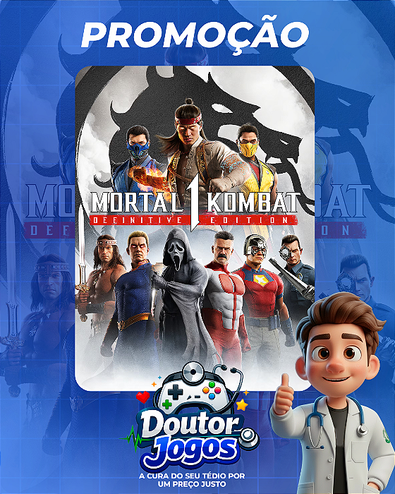 MORTAL KOMBAT 1: EDIÇÃO DEFINITIVA - Mídia Digital PS5