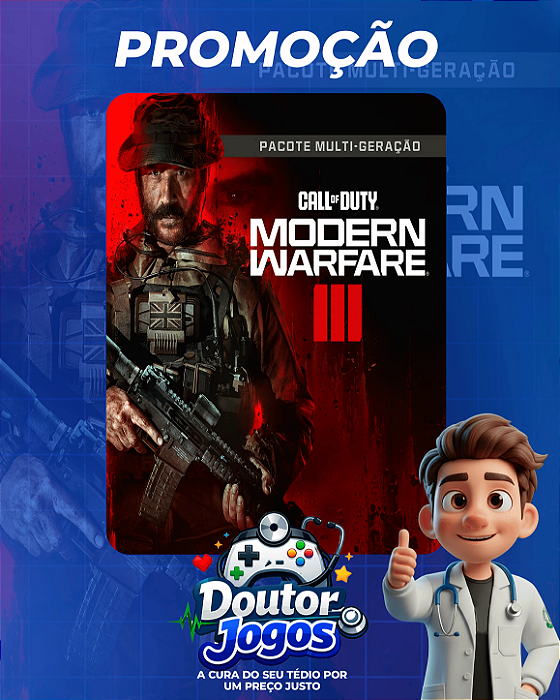 CALL OF DUTY: MODERN WARFARE III - Mídia Digital PS4/PS5