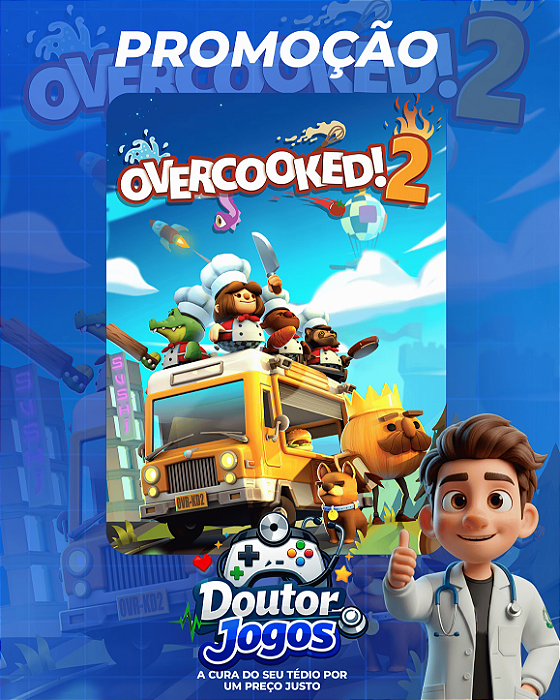 OVERCOOKED! 2 - Mídia Digital PS4/PS5