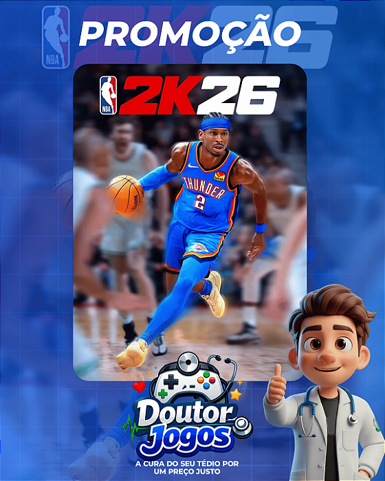 NBA 2K26 - Mídia Digital PS4/PS5