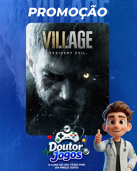 RESIDENT EVIL VILLAGE - Mídia Digital PS4/PS5
