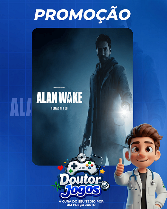 Alan Wake Remastered - Mídia Digital PS4/PS5