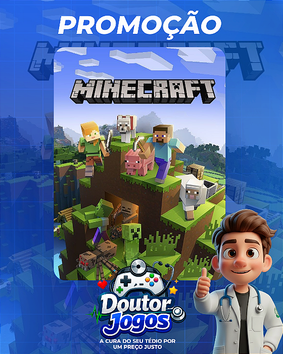 Minecraft - Mídia Digital PS4/PS5
