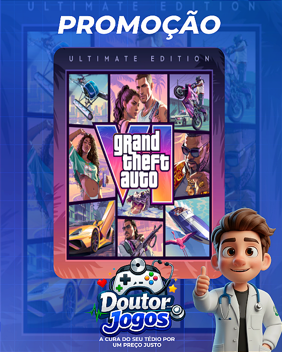 Grand Theft Auto VI Ultimate Edition Mídia Digital PS5