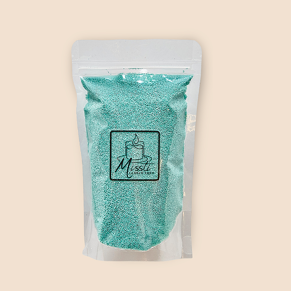 Vela em Pó Turquoise Flow