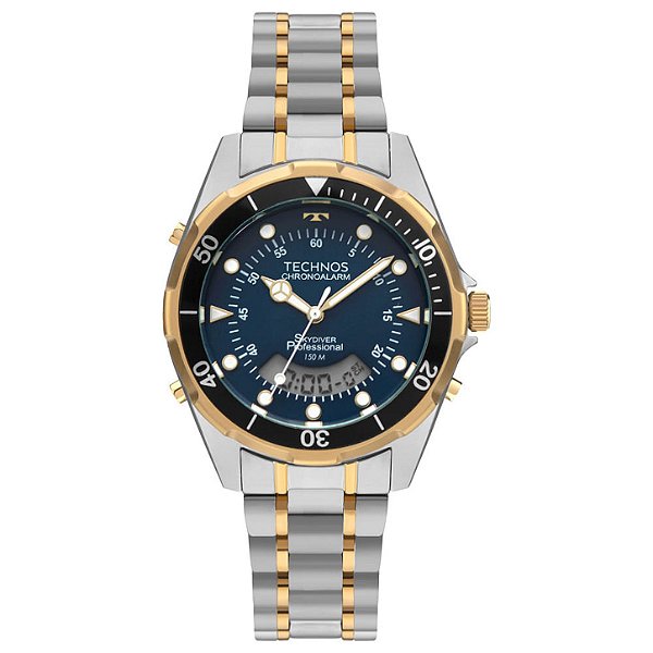 Relógio Technos Masculino Skydiver Bicolor WT2060AF/1A