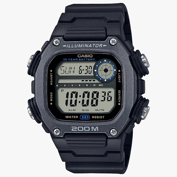 Relógio CASIO Digital HD DW-291HX-1AVDF-SC