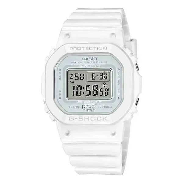 Relógio Digital G-Shock Feminino Branco Cinza