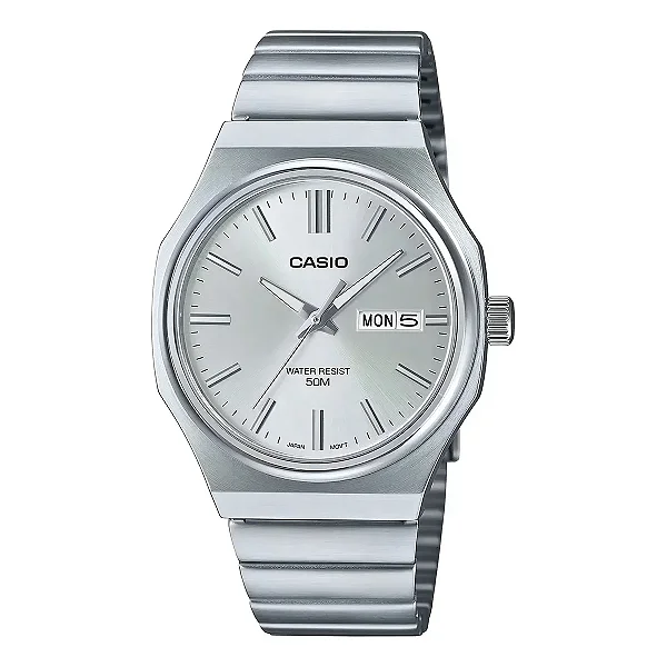 Relógio Casio Masculino MTP-E735D Prateado