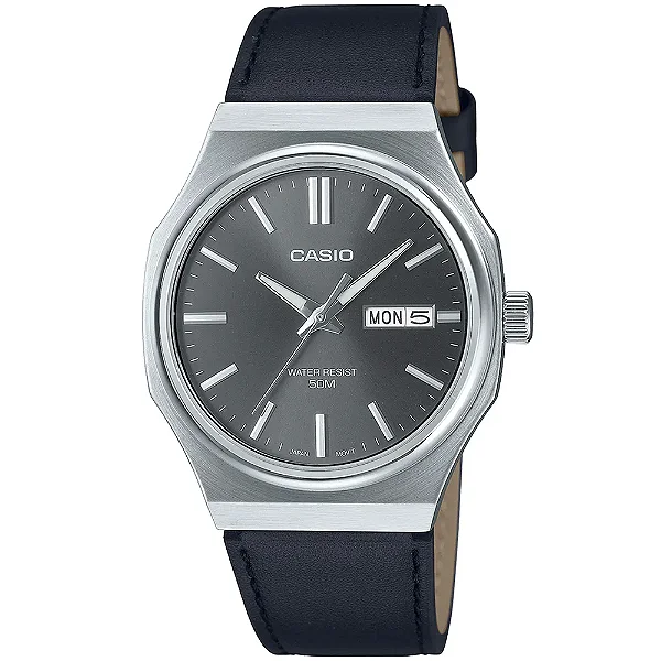 Relógio Casio Masculino Analógico Preto MTP-E735L-8AVDF