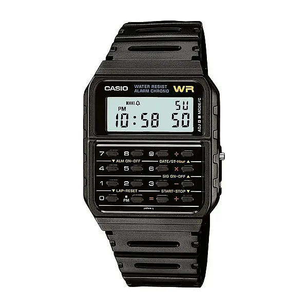Relógio Casio Vintage Digital Preto CA-53W