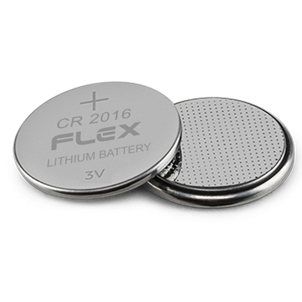 Bateria CR-2016 flex em cartela c/5