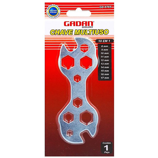 Chave para bicicleta 10 em 1 - Gadan