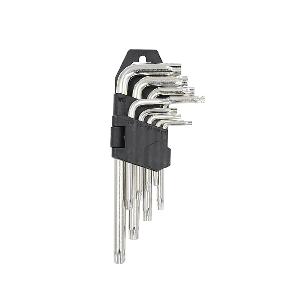 Chave torx c/9 peças (pequena) - Gadan